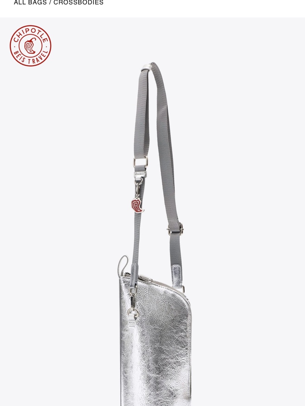 BÉIS x Chipotle The Burrito Crossbody
in Foil